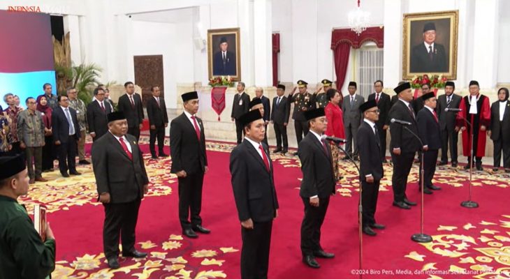 Presiden Lantik 9 Anggota KPPU Periode 2024-2029