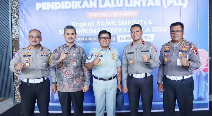 Jasa Raharja dan Korlantas Polri Gelar Diseminasi Model Integrasi  Pendidikan Lalu Lintas untuk Para Pendidik di Wilayah Banten