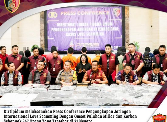 Polri Bongkar Sindikat Love Scamming Internasional Raup Rp50 Miliar Per Bulan