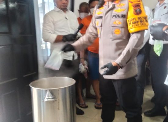 Polrestabes Medan Musnahkan Inex Sebanyak 14.000 Lebih, Pelaku terancam hukuman 20 Tahun Penjara