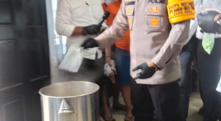 Polrestabes Medan Musnahkan Inex Sebanyak 14.000 Lebih, Pelaku terancam hukuman 20 Tahun Penjara