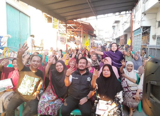 Pengenalan Diri Serta Pemantapan Pemilih, Caleg Golkar Novandi Nasty Sandya,SM Gelar Sosialisasi di Kelurahan Aur