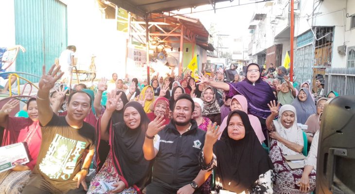 Pengenalan Diri Serta Pemantapan Pemilih, Caleg Golkar Novandi Nasty Sandya,SM Gelar Sosialisasi di Kelurahan Aur