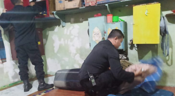 Ka KPLP dan Rupam Rajawali Lakukan Pengeledahan Insidentil di Blok Hunian Lapas Narkotika Kelas II Pematang Siantar