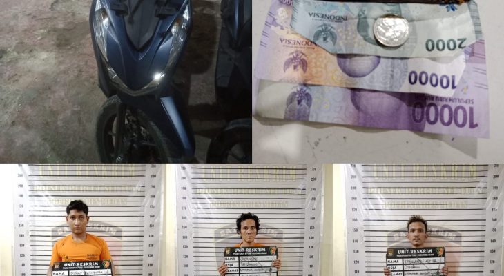 Poksekta Percut Sei Tuan Ungkap Kasus Pencurian dan Tembak 3 Pelakunya