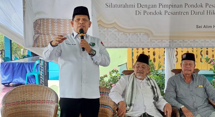 Resmikan Masjid di Ponpes Darul Hikmah, Sang Pejuang Duafa Dapat Restu Dari Syek H Ahmad Fadilah Pane