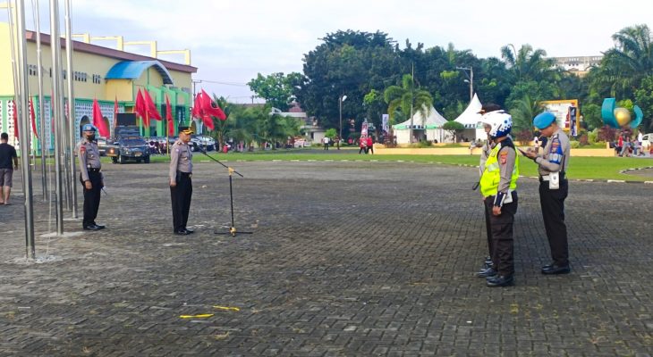 Kampanye Capres dan Cawapres Rl H Ganjar Pranowo dan Prof M Mahfud MD  di Jalan Willem Iskandar Berjalan Aman dan Kondusif