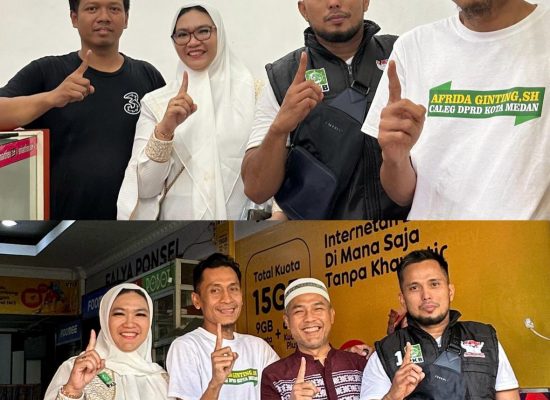 Afrida Ginting SH: Menuju Legeslatif Pejuang UMKM, Kuli Celluler Dapil 5 Kota Medan