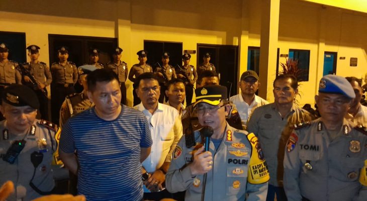 Samapta Polrestabes Medan dan Polsek Sunggal Amankan Ratusan Remaja Kelompok Geng Motor