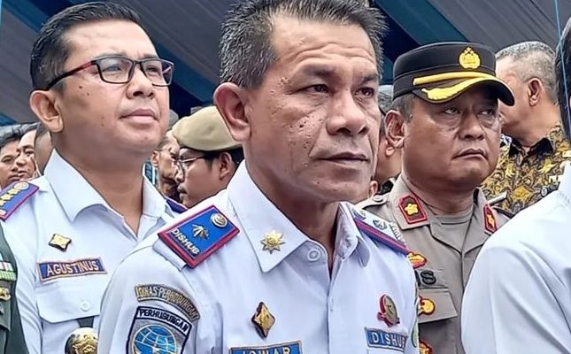 Kadishub Medan Dampingi Walikota Medan Pada Acara Lunching Bus Listrik Kota Medan