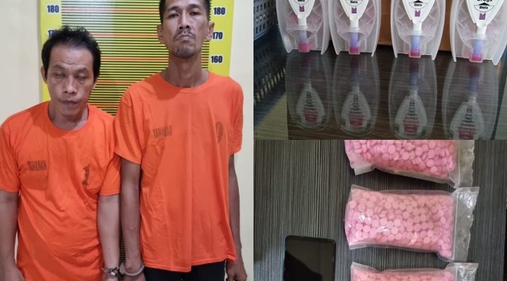 Polda Sumut Tangkap 2 Residivis Edarkan Ribuan Pil Ekstasi