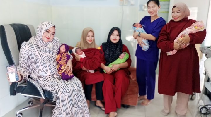 5 Bayi lahir di Klinik Praktek Bidan HJ Roma Uli Silalahi,S.ST.MKM