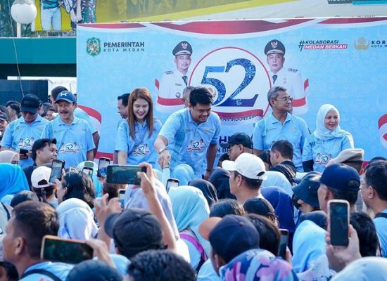 Ribuan Anggota Korpri Kota Medan Ikuti dan Ramaikan Gebyar HUT Ke- 52 Korpri