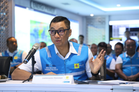 Dirut PLN Pimpin Langsung Pengamanan Pasokan Listrik Dari Posko Nasional Siaga Pemilu PLN
