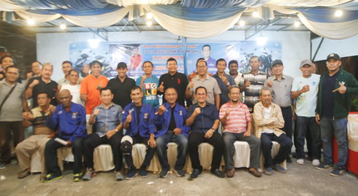 Para Mantan Pemain PSMS  Mantap Dukung Caleg DPRD Kota Medan Ir. H. Besri Nazir, MM Dan Caleg DPRD Prov Sumut H. Ahmad Arif, S.E.,M.M