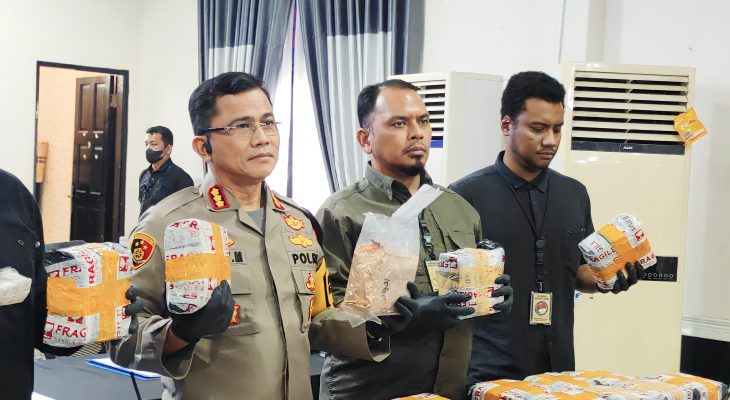 Sat Narkoba Polrestabes Medan Bongkar Jaringan Narkotika Asal Malaysia.  “2 Pemasok Disergap, 53 Kilogram Sabu Disita
