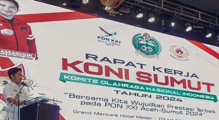 Penjabat (Pj) Gubernur Harap KONI Sumut Terus Tingkatkan Pembinaan dan Gairahkan Kembali Cabor yang Pasif