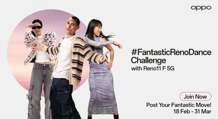 Heboh!! OPPO Reno11 F buat Fenomena #FantasticRenoDance Bikin Maskot Brand Besar sampai Selebritis Ikutan Joget!