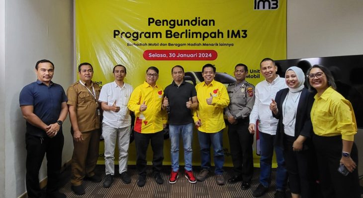 Apresiasi Pelanggan Setia di Sumatera, IM3 Umumkan Pemenang Undian Program Berlimpah