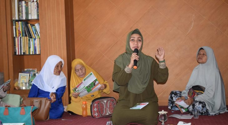 Caleg PKB Dapil 3 Kota Medan Lailatul Badri, Silaturahmi & Sosialisasi Pencoblosan Pemilu kepada Kaum Ibu Pengajian