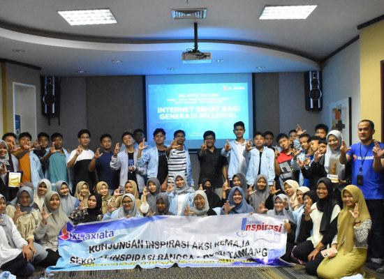 Sekolah Inspirasi Bangsa – Aceh Tamiang Kunjungi XL Axiata Medan
