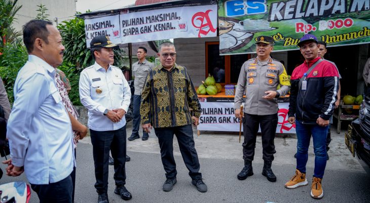 Kapolda Sumut Tinjau TPS Pastikan Pemungutan Suara Aman