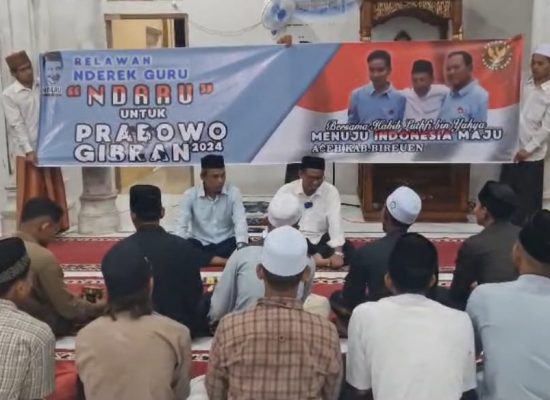 Pimpinan Dayah Istiqamatuddin Bireuen Gelar Doa dan Sujud Syukur Atas Kemenangan Prabowo-Gibran