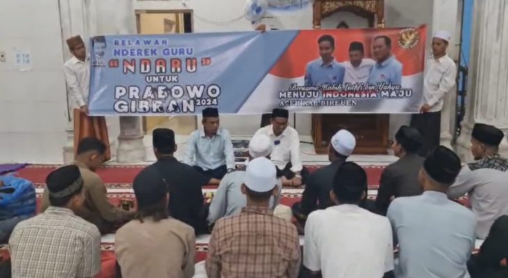 Pimpinan Dayah Istiqamatuddin Bireuen Gelar Doa dan Sujud Syukur Atas Kemenangan Prabowo-Gibran