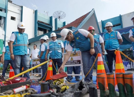 Meriahkan Bulan K3 Nasional, PLN UID Sumatera Utara Gelar Apel Inspection Day Serentak