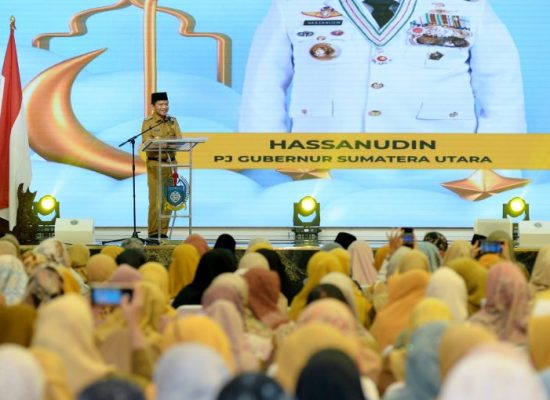 Lewat Peringatan Isra Mikraj : Pj Gubernur Sumut Ajak ASN Tingkatkan Ibadah