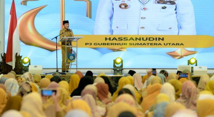 Lewat Peringatan Isra Mikraj : Pj Gubernur Sumut Ajak ASN Tingkatkan Ibadah