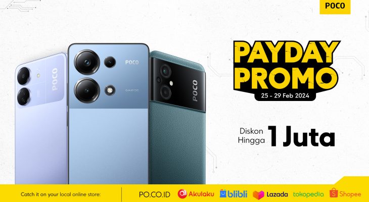PAYDAY PROMO Bulan Februari 2024, Deretan Hape POCO Lebih Hemat Hingga Rp1 Juta