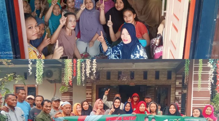 Caleg Partai Kebangkitan Bangsa Lailatul Badri Kunjungi   Warga Kecamatan Medan Deli Dan Medan Tembung