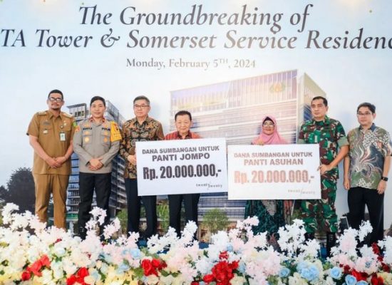 Groundbreaking Pembangunan Gedung STA Tower, Bobby Nasution: Roda Perekonomian Kota Medan  Semakin Baik