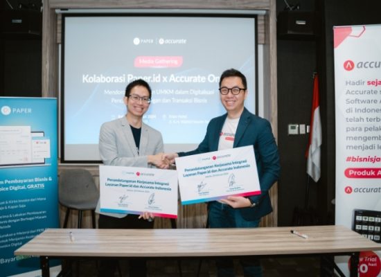 Kolaborasi Paper.id x Accurate Indonesia: Integrasi Transaksi Serta Akuntansi Bisnis Dalam 1 Platform