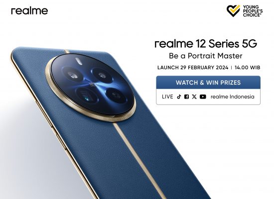 Catatkan Pengiriman 60 Juta Unit di Dunia pada Number Series, realme 12 Series 5G dengan realme UI 5.0 akan Resmi Meluncur di Indonesia Besok