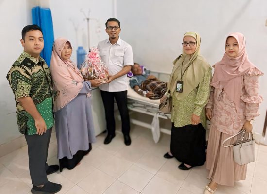 BPJS Ketenagakerjaan Cabang Langsa Kunjungi Pasien Kecelakaan Kerja di RS Pertamina Rantau