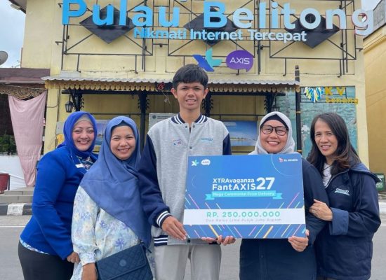 Ikuti Kuis Berhadiah Xtravaganza/FantAXIS, Pelajar Belitung Raih Hadiah Rp 250 Juta