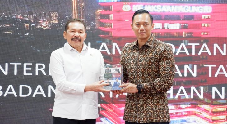 Sinergi Kejaksaan RI dan Menteri ATR/BPN RI Bahas Penguatan Kerja Sama Penegakan Hukum di Bidang Agraria/Pertanahan dan Tata Ruang