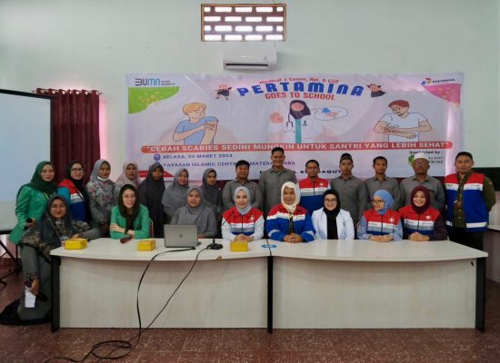 Cegah Penyakit Kulit, Siswa Antusias Ikuti Sosialisasi dan Edukasi Kesehatan dari Pertamina