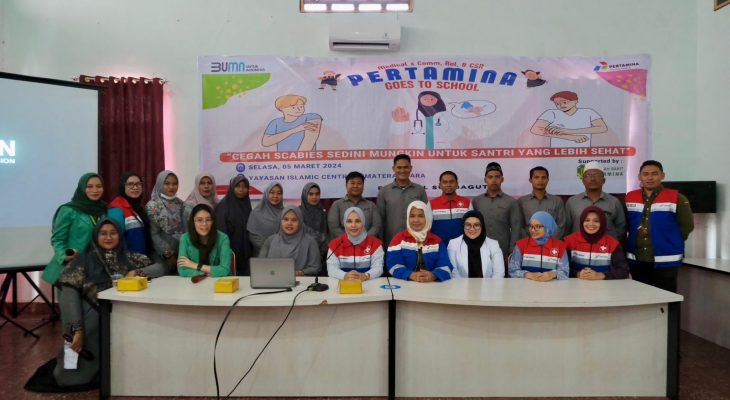 Cegah Penyakit Kulit, Siswa Antusias Ikuti Sosialisasi dan Edukasi Kesehatan dari Pertamina