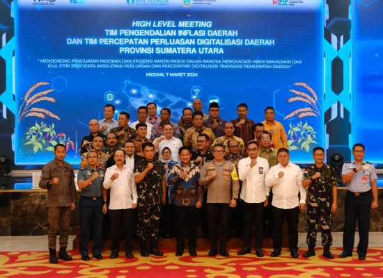 KPwBI Sumut bersama Pemprovsu dan TPID-TPI2DD Gelar High Level Meeting Menjelang Ramadhan & Idul Fitri