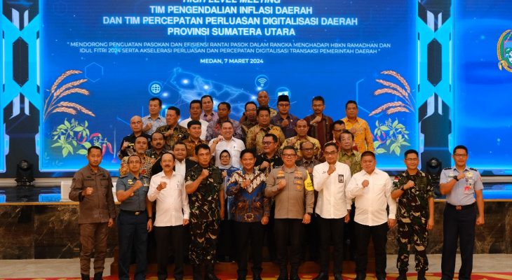 KPwBI Sumut bersama Pemprovsu dan TPID-TPI2DD Gelar High Level Meeting Menjelang Ramadhan & Idul Fitri