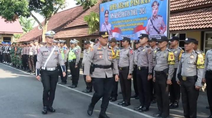 Apel Gelar Pasukan Operasi Keselamatan Toba 2024