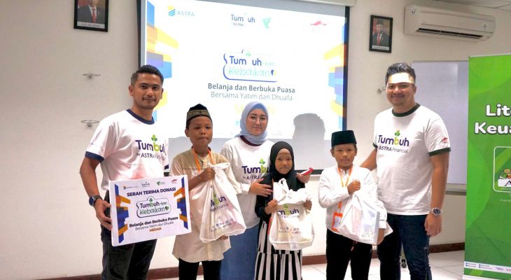 Bahagiakan Yatim, Dompet Dhuafa dan Astra Financial Ajak Belanja dan Buka Puasa Bersama