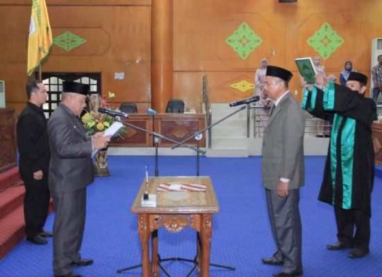 Rapat Paripurna DPRK Aceh Tamiang, Antarkan Abdul Muis Sebagai PAW Jabatan 2019-2024