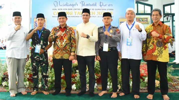 Pj.Gubsu Buka MTQ Antar ASN, Non ASN & Lintas Instansi Perumda Tirtanadi menjadi Tuan Rumah