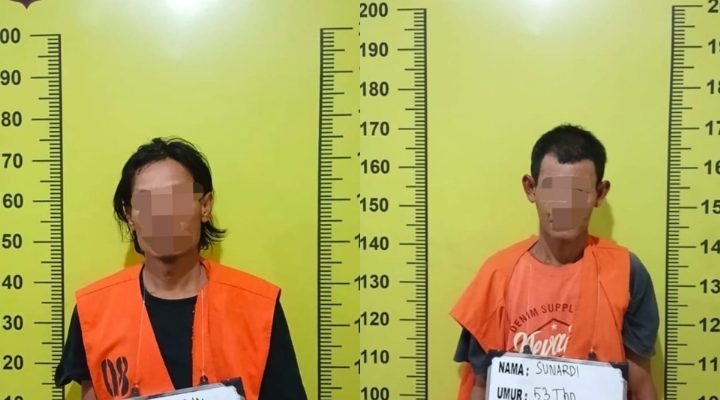 Miliki 0,18 Gram Sabu, Personel Satuan Reserse (Satres) Narkoba Polresta Deli Serdang menciduk duo pemadat
