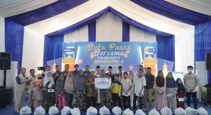 Berbagi Berkah, PLN UID Sumatera Utara Bagikan 3.019 Paket Sembako di Bulan Ramadhan