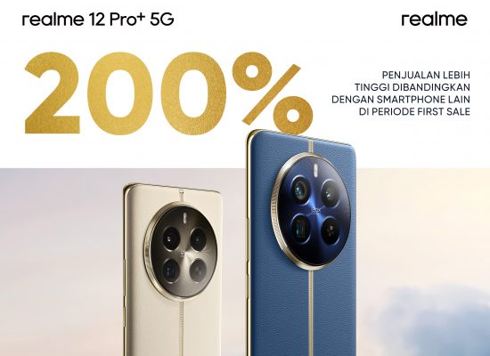 Pimpin Persaingan dengan Kamera Portrait Terbaik, realme 12 Pro+ 5G Catatkan 200% Penjualan Lebih Tinggi dibanding Kompetitor Saat Penjualan Perdana di Ecommerce